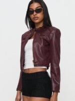 Anfield Jacket Burgundy - Image 4