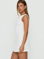 Lukea Sleeveless Mini Dress White - Image 4