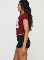 Baseline Low Rise Rib Shorts Black - Image 4