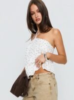 Moonlit Top White Polka - Image 4