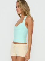 Sefina Bandage Halter Neck Top Aqua - Image 4