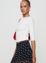 Elaia 3/4 Sleeve Top White - Image 4