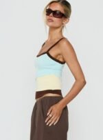 Maezo Spliced Tank Top Blue / Yellow - Image 4