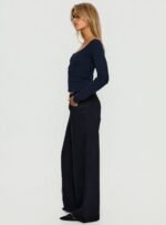 Supercut Low Rise Baggy Pleat Jeans Washed Black - Image 3