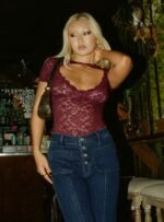 Giallo Bodysuit Burgundy - Image 4