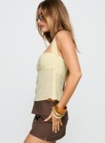 Isabetta Halter Top Lemon - Image 4