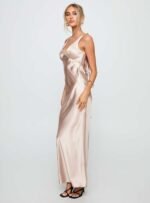 Northern Star Maxi Dress Champagne - Image 4
