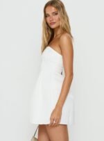 Spader Corset Mini Dress White - Image 4