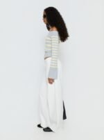 Hereos Mid Rise Baggy Leg Jeans White - Image 4