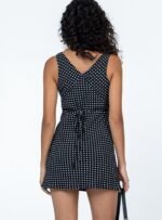 Nellie Mini Dress Black Polka Dot - Image 5