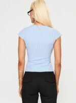 Indulgence Corset Top Blue Stripe - Image 5