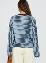 Bloom Long Sleeve Chocolate Sea Stripe - Image 5