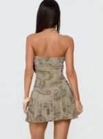 Nakamia Strapless Mini Dress Paisley - Image 5