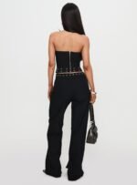 Passionette Trousers Black Petite - Image 5