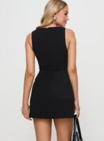 Anse Mini Dress Black - Image 5