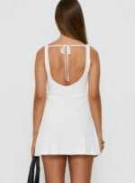 Lukea Sleeveless Mini Dress White - Image 5