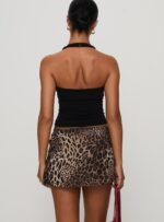 Tejano Mini Skirt Leopard Petite - Image 5