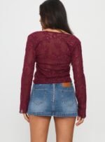 Darbi Denim Mini Skort Mid Blue - Image 5
