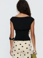 Unbothered Corset Top Black - Image 5