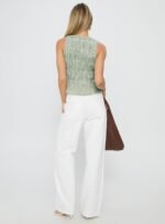 Serenitia Mid Rise Relaxed Jeans White Wash - Image 5