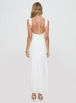 Lillette Maxi Dress White - Image 5