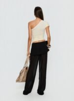 Majira One Shoulder Slouch Top Cream - Image 5