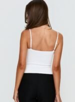 Elanah Structured Cami Top White - Image 5