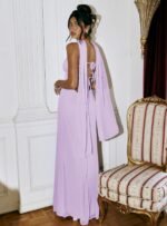 Jadira Scarf Maxi Dress Purple - Image 4
