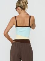 Maezo Spliced Tank Top Blue / Yellow - Image 5
