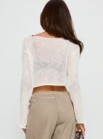 Cafe Pari Jumper White - Image 5