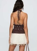 We Made It Sequin Skort Cream - Image 5
