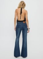Wide World Mid Rise Bootleg Jeans Mid Blue - Image 5