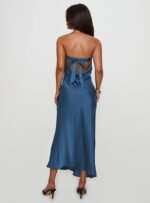 Haley Maxi Dress Mid Blue - Image 10