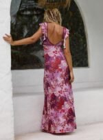 Soleila Maxi Dress Purple Multi - Image 5