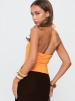 Rehna Halter Top Orange - Image 5