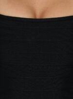 Jayana Bandage Mini Dress Black - Image 5