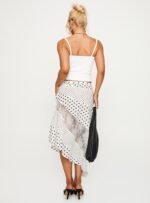 Rennar Maxi Skirt White / Polka Dot Petite - Image 4