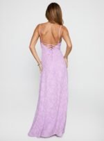 South Of France Maxi Dress Lilac - Image 5