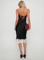Anchored Midi Skirt Noir - Image 5