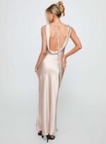 Northern Star Maxi Dress Champagne - Image 5