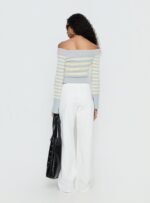 Hereos Mid Rise Baggy Leg Jeans White - Image 5
