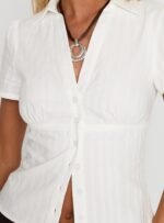 What A Show Button Up Top White - Image 6
