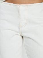 Buenos No Waist Low Rise Straight Leg Jeans White - Image 6