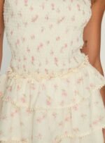 Sunkiss Frill Mini Dress Floral - Image 6