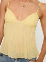 Zami Pleat Top Lemon - Image 6