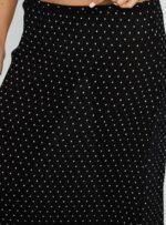 Ford Maxi Skirt Onyx Polka Dot - Image 7
