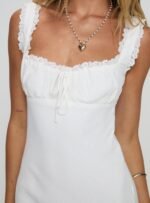 Lillette Maxi Dress White - Image 6