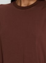 Kieryn Oversized Top Chocolate - Image 5