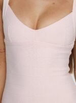Justina Bandage Mini Dress Pastel Pink - Image 6