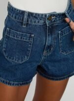 Take My Breath Denim Shorts Blue - Image 6